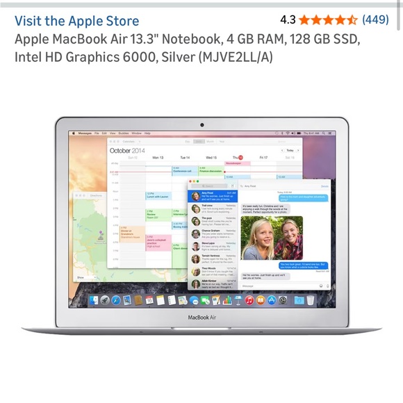 Apple MacBook Air - Includes Charger - Picture 1 of 4